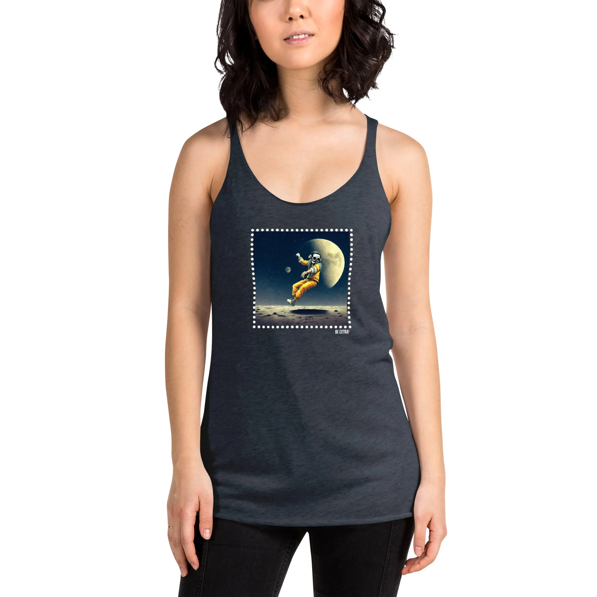 Be Extra! Moon Raver Women's Racerback Tank