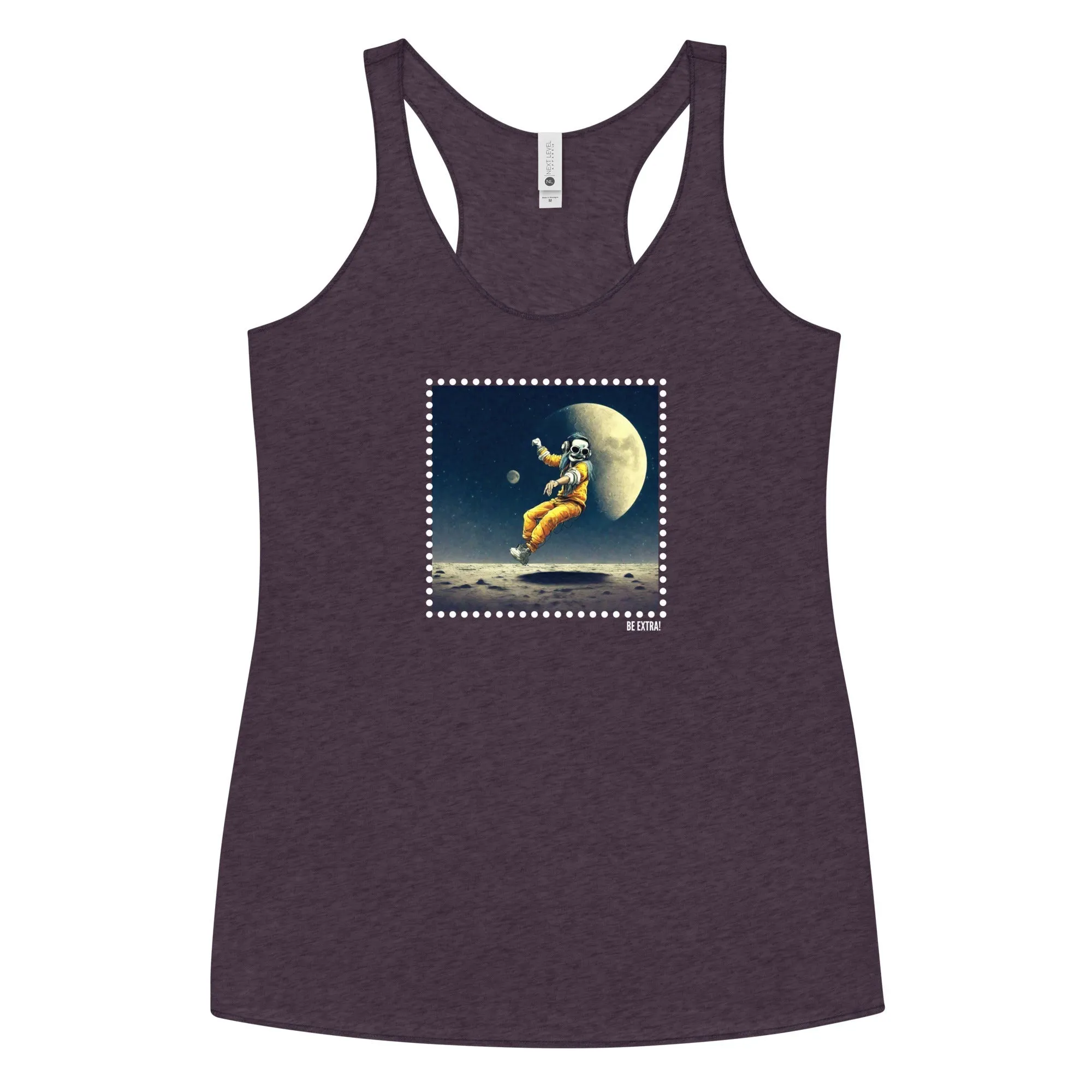 Be Extra! Moon Raver Women's Racerback Tank