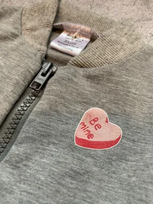 'Be Mine' Bomber Jacket -  0-3 Months