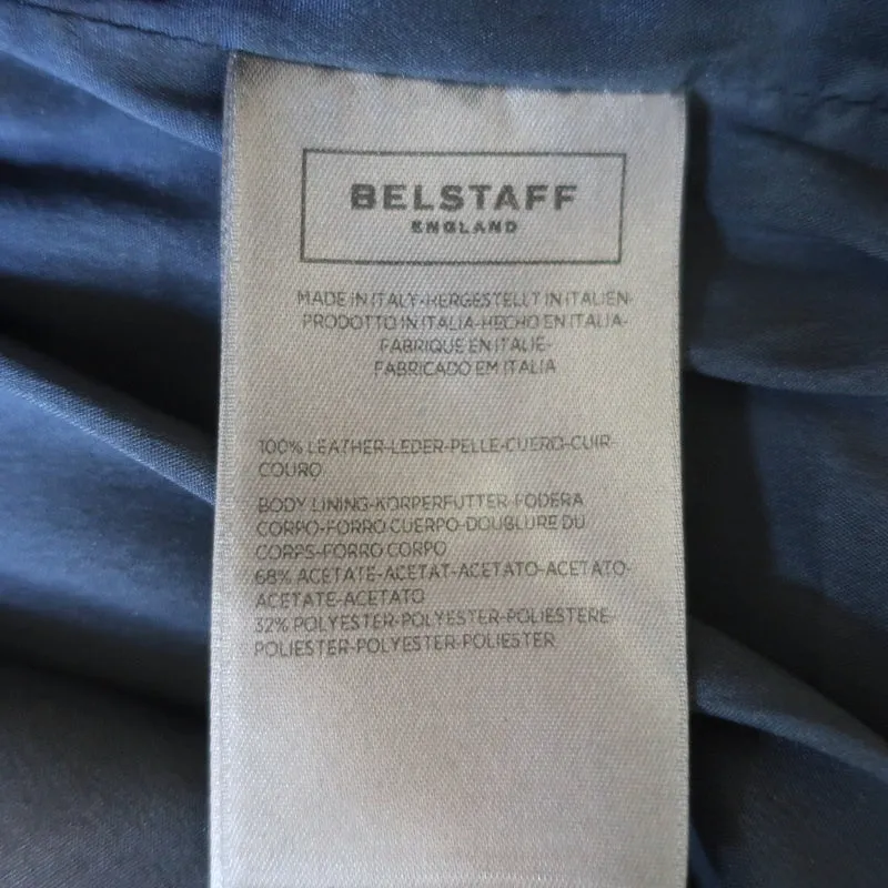 Belstaff Fringed Suede Mini Dress Brigitte Navy Size 40 Sleeveless V-Neck Shift
