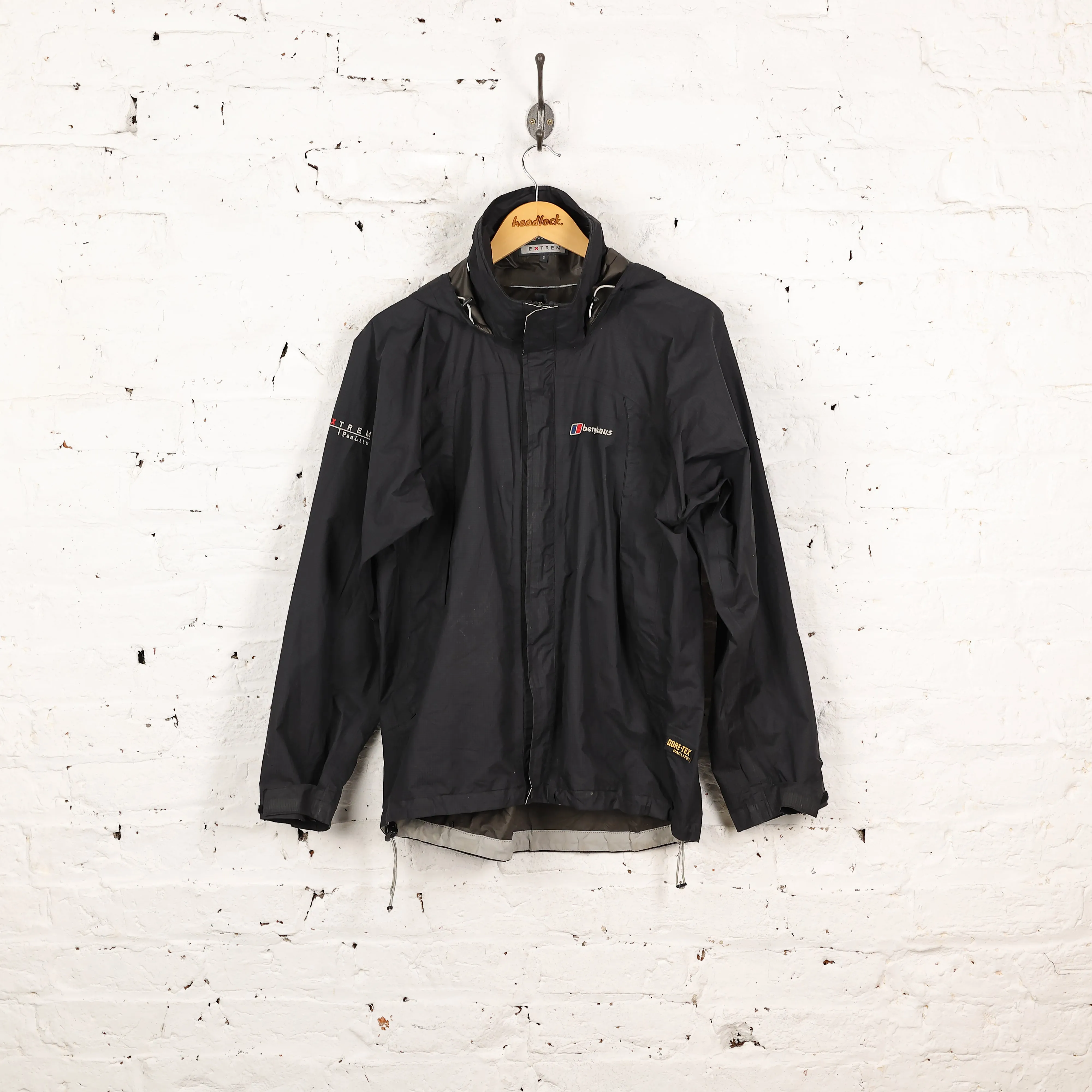Berghaus Gore Tex Paclite Extrem Rain Jacket - Black - S