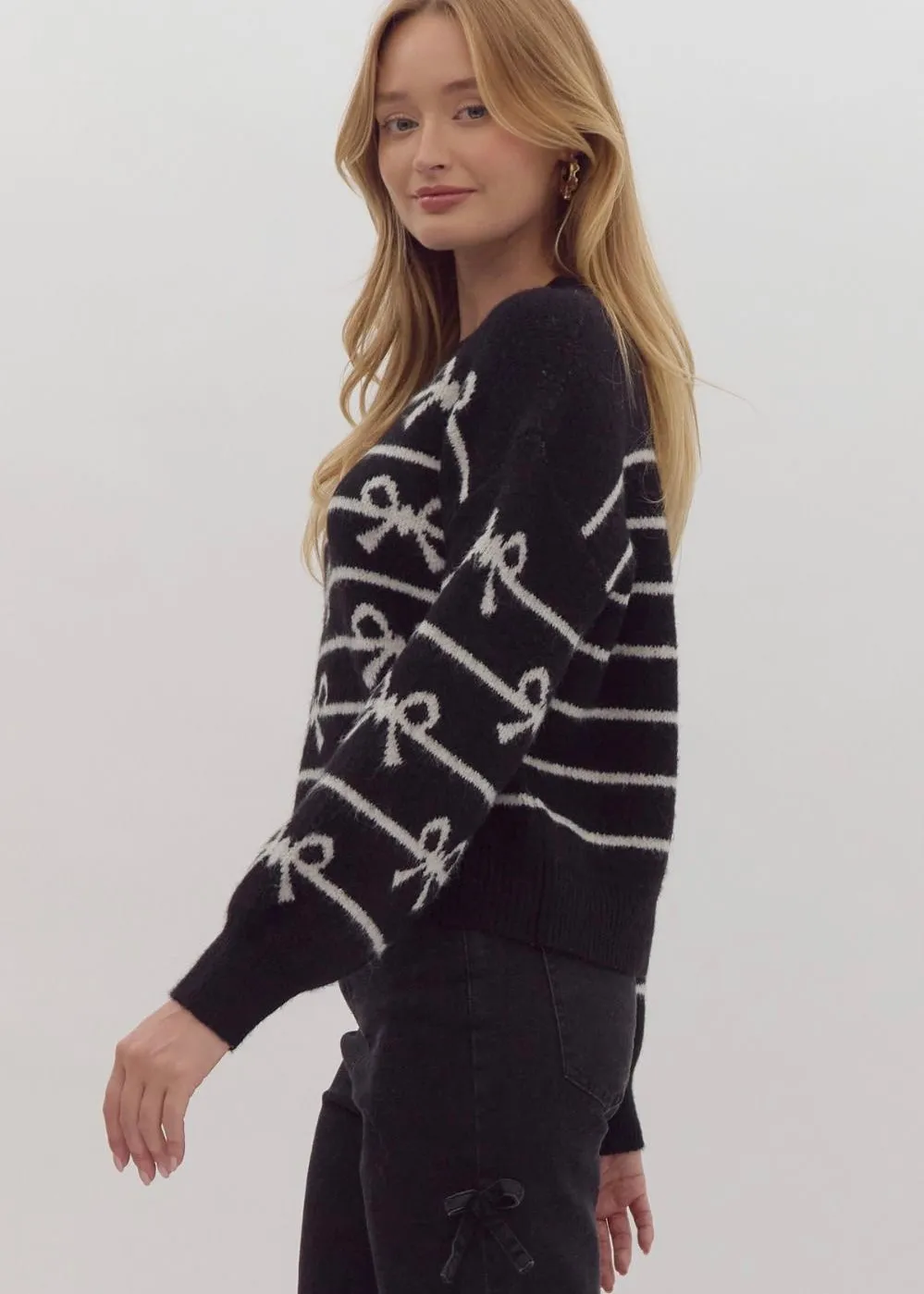 Better With a Bow Sweater