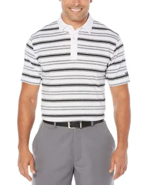Big & Tall Opti-Soft Heather Striped Polo