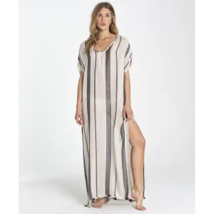 Billabong Women's Wink Once Maxi Cover Up | Black Pebble