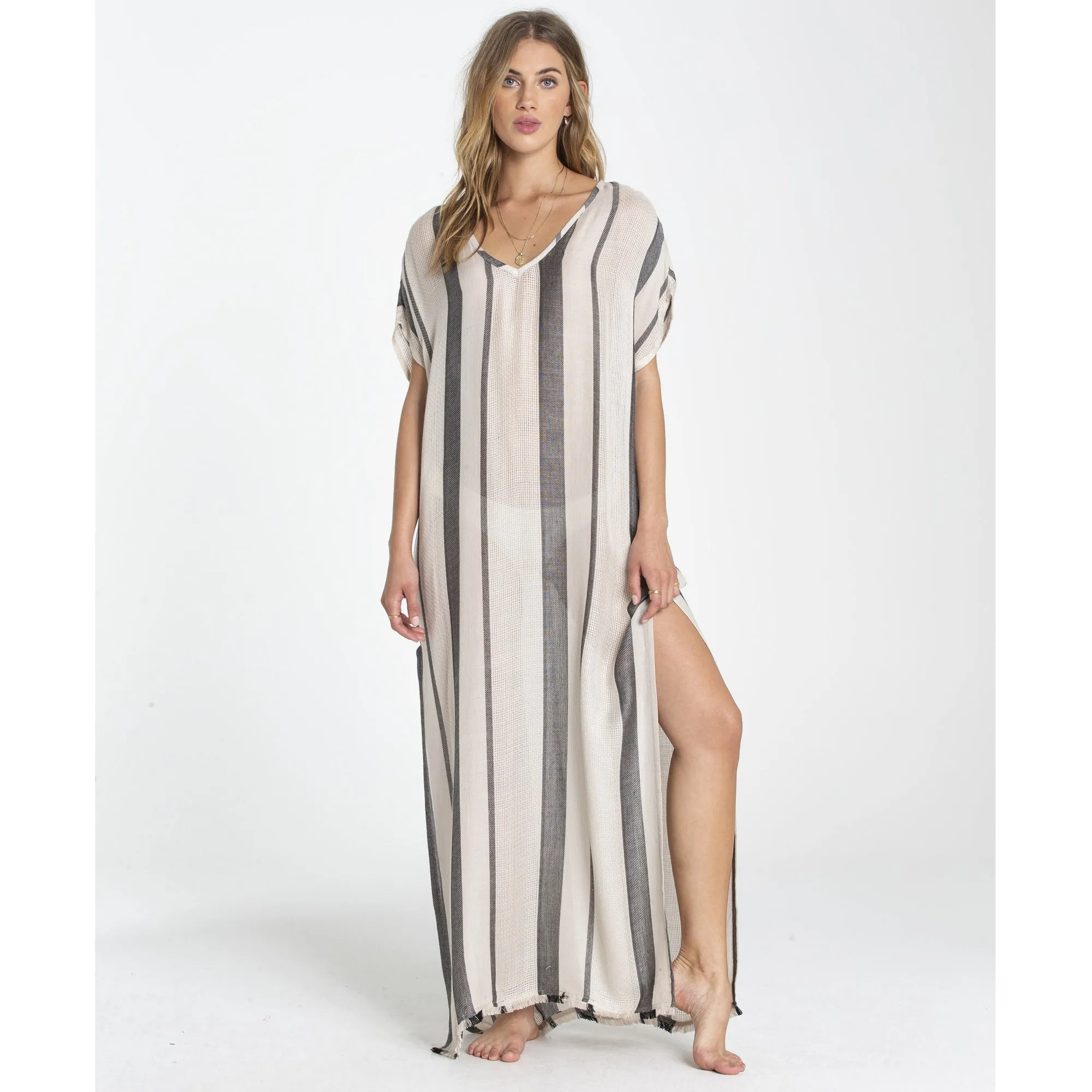 Billabong Women's Wink Once Maxi Cover Up | Black Pebble
