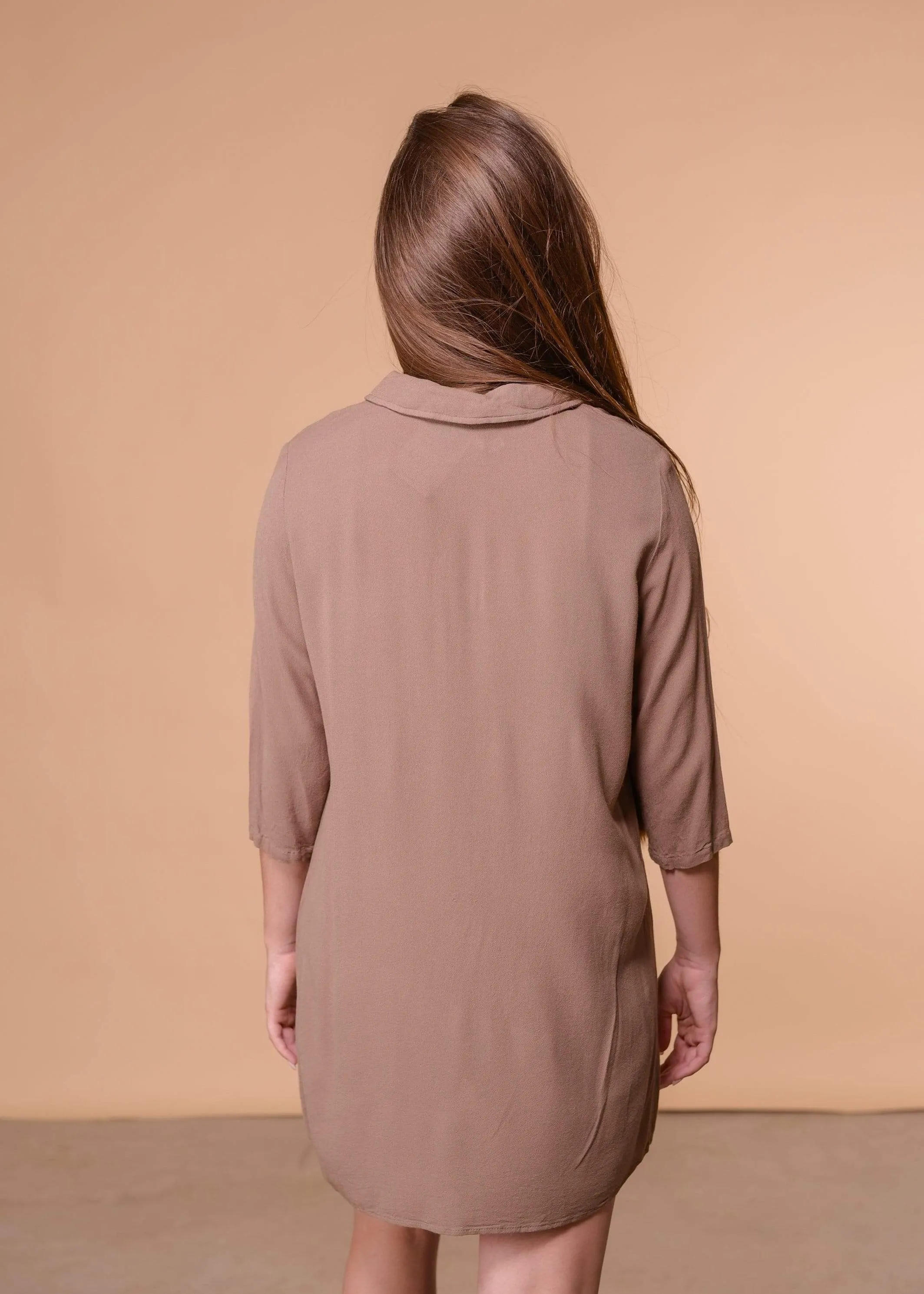 Black 3 / 4 Sleeve Shift dress