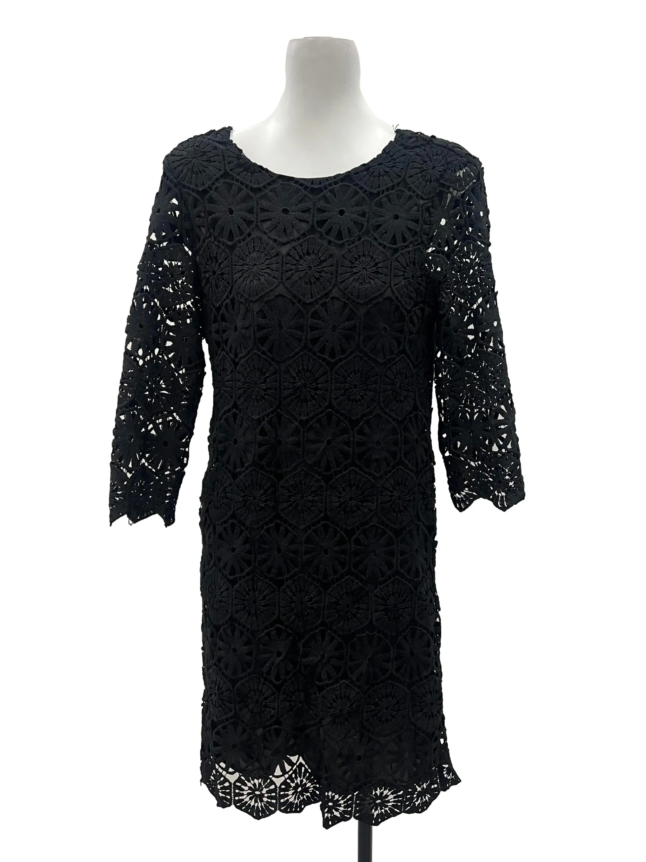 Black Laced Shift Dress
