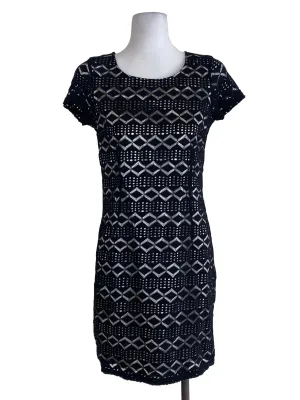 Black Laced Shift Dress