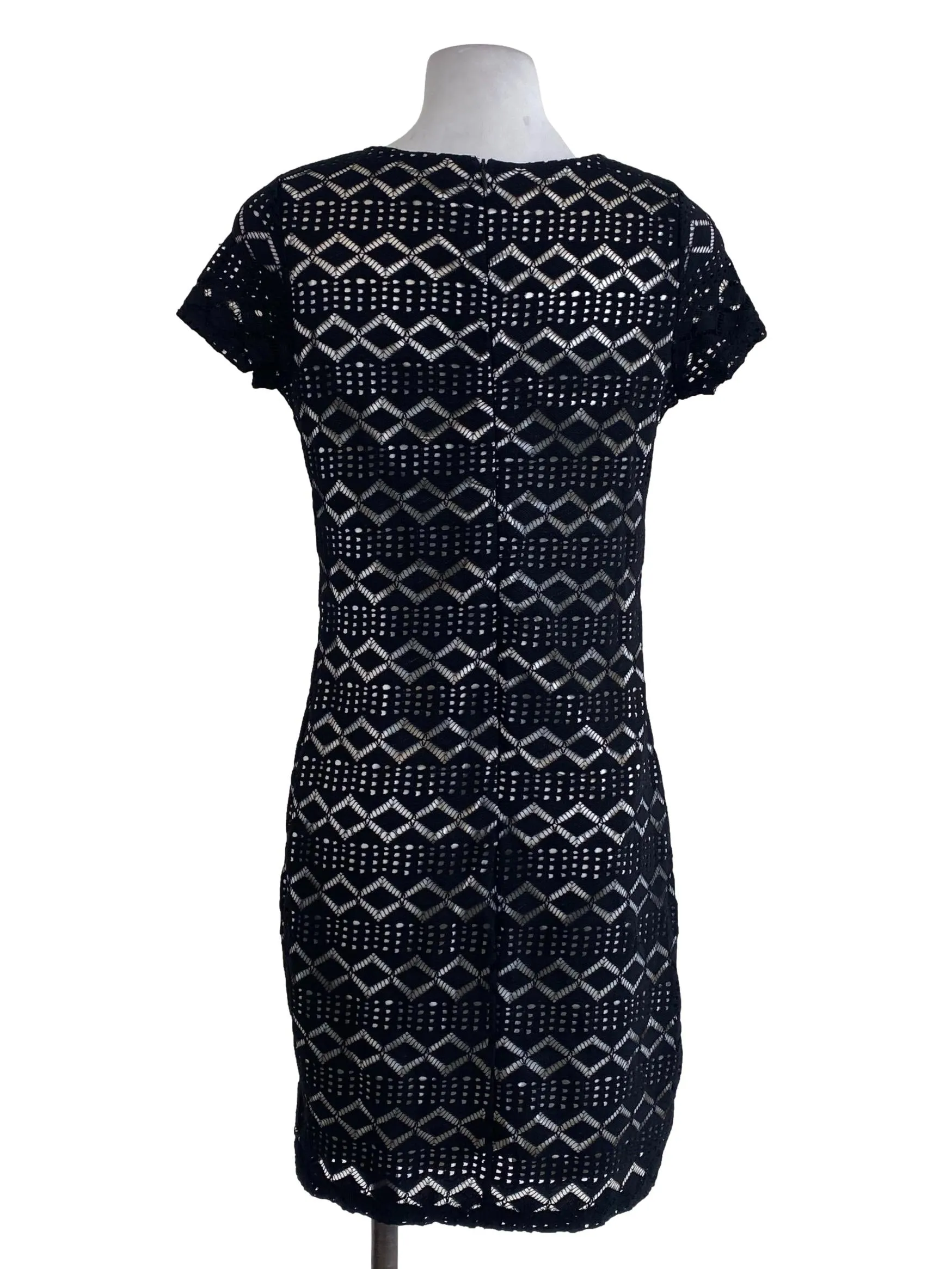 Black Laced Shift Dress