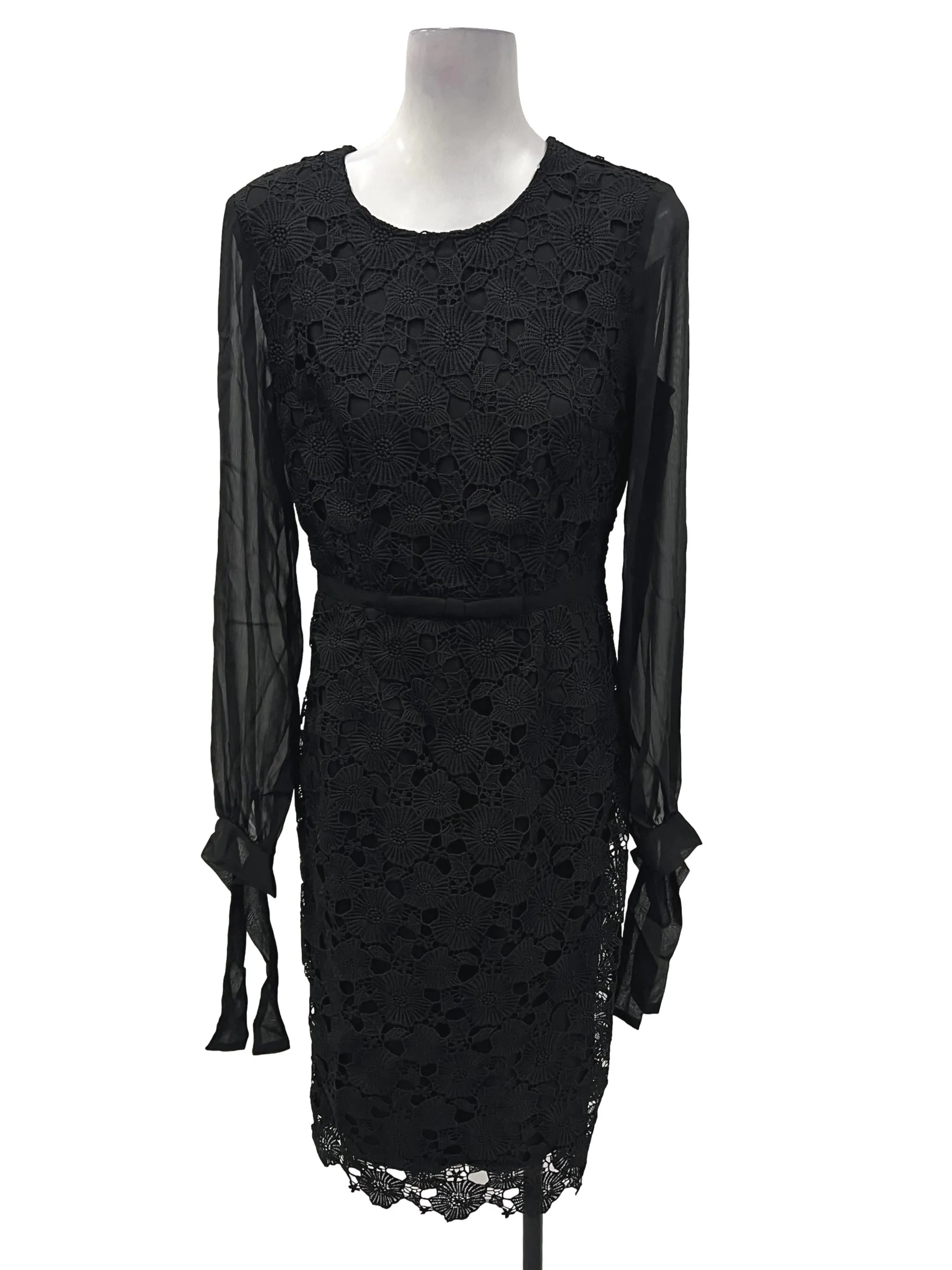 Black Laced Shift Dress