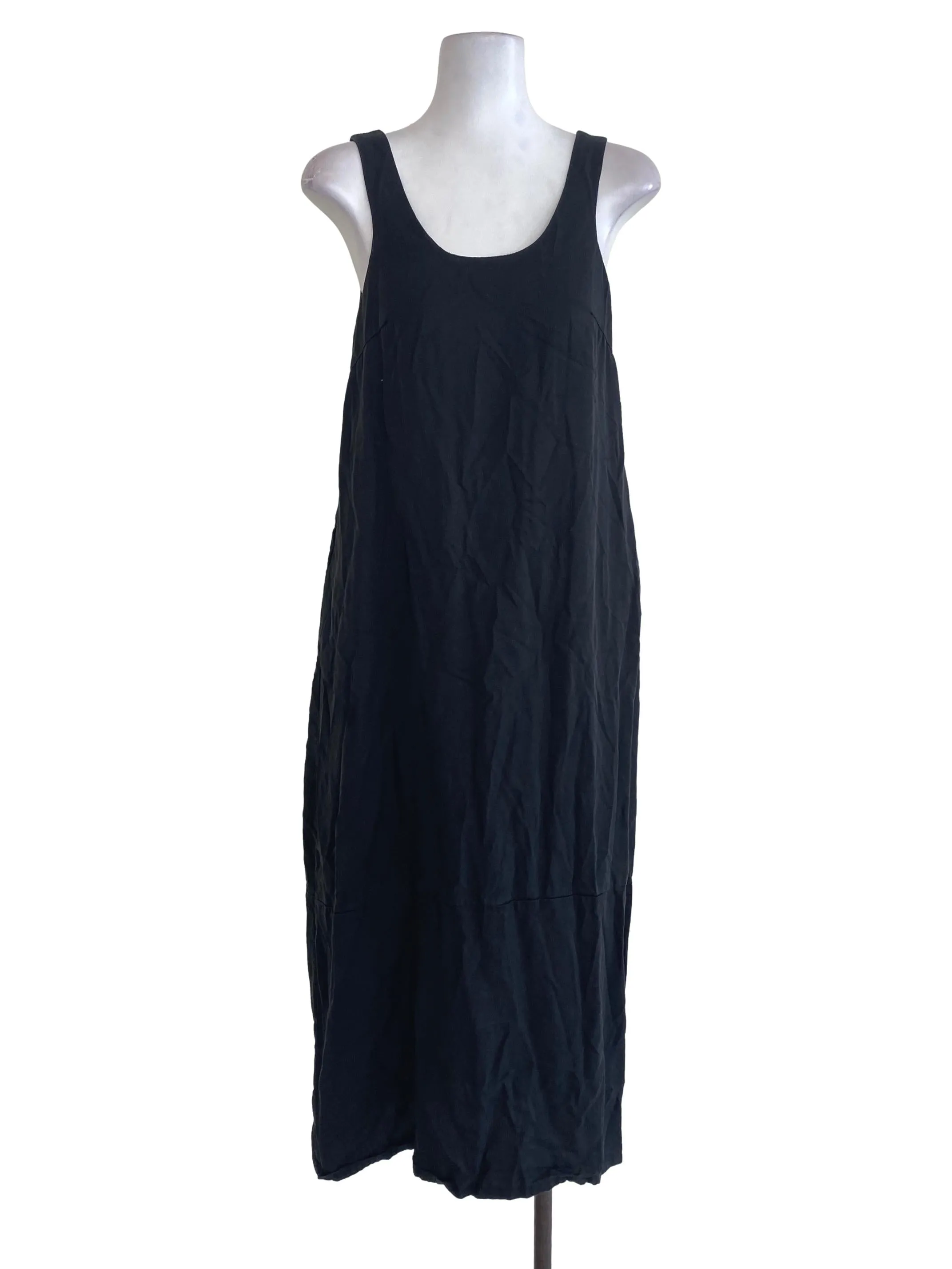 Black Plain Shift Dress TEM