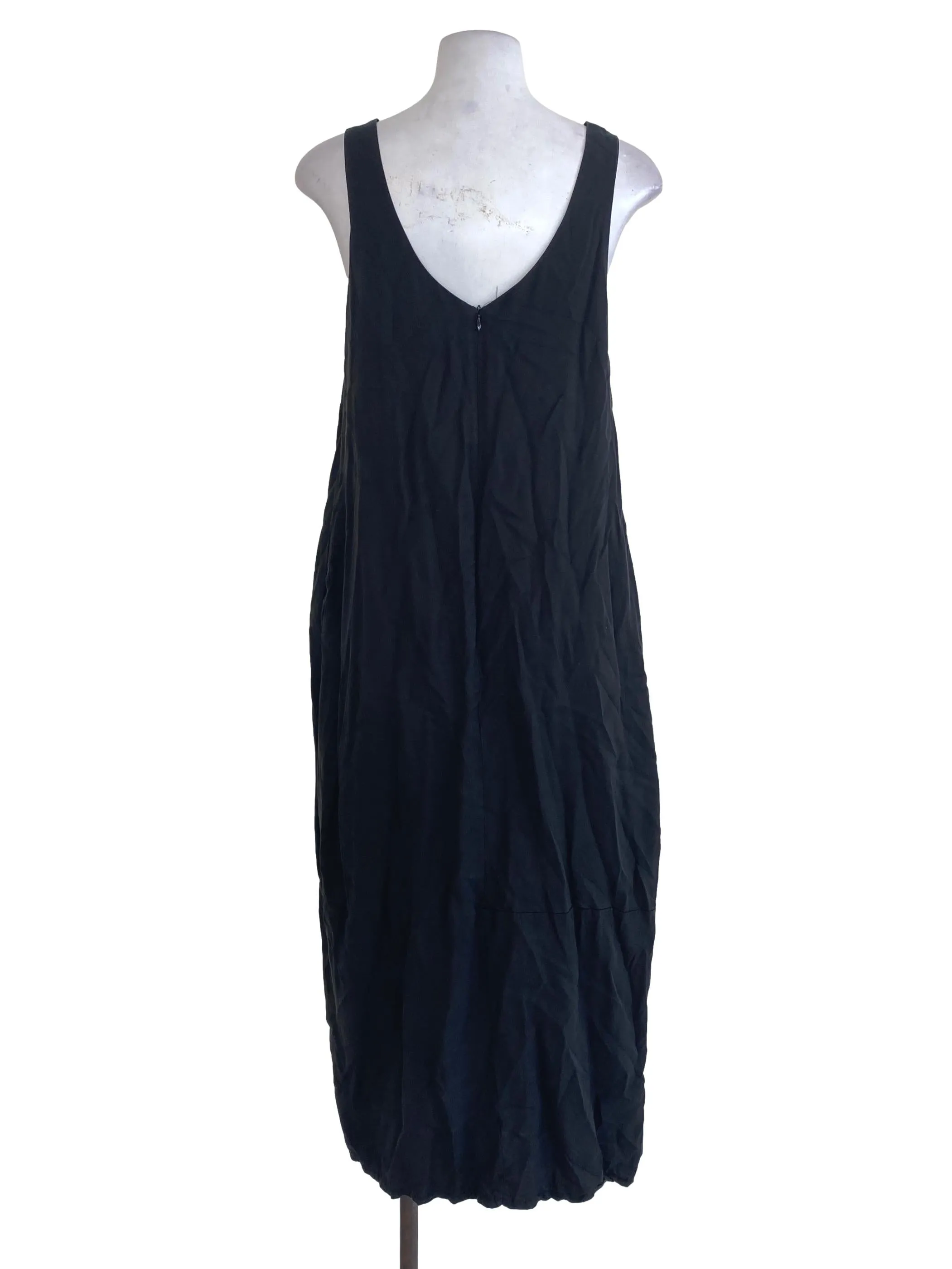Black Plain Shift Dress TEM