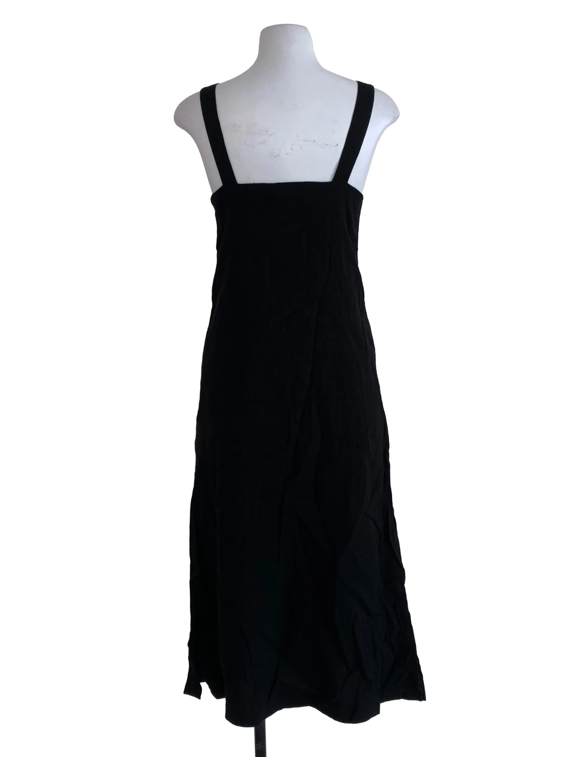 Black Plain Shift Dress