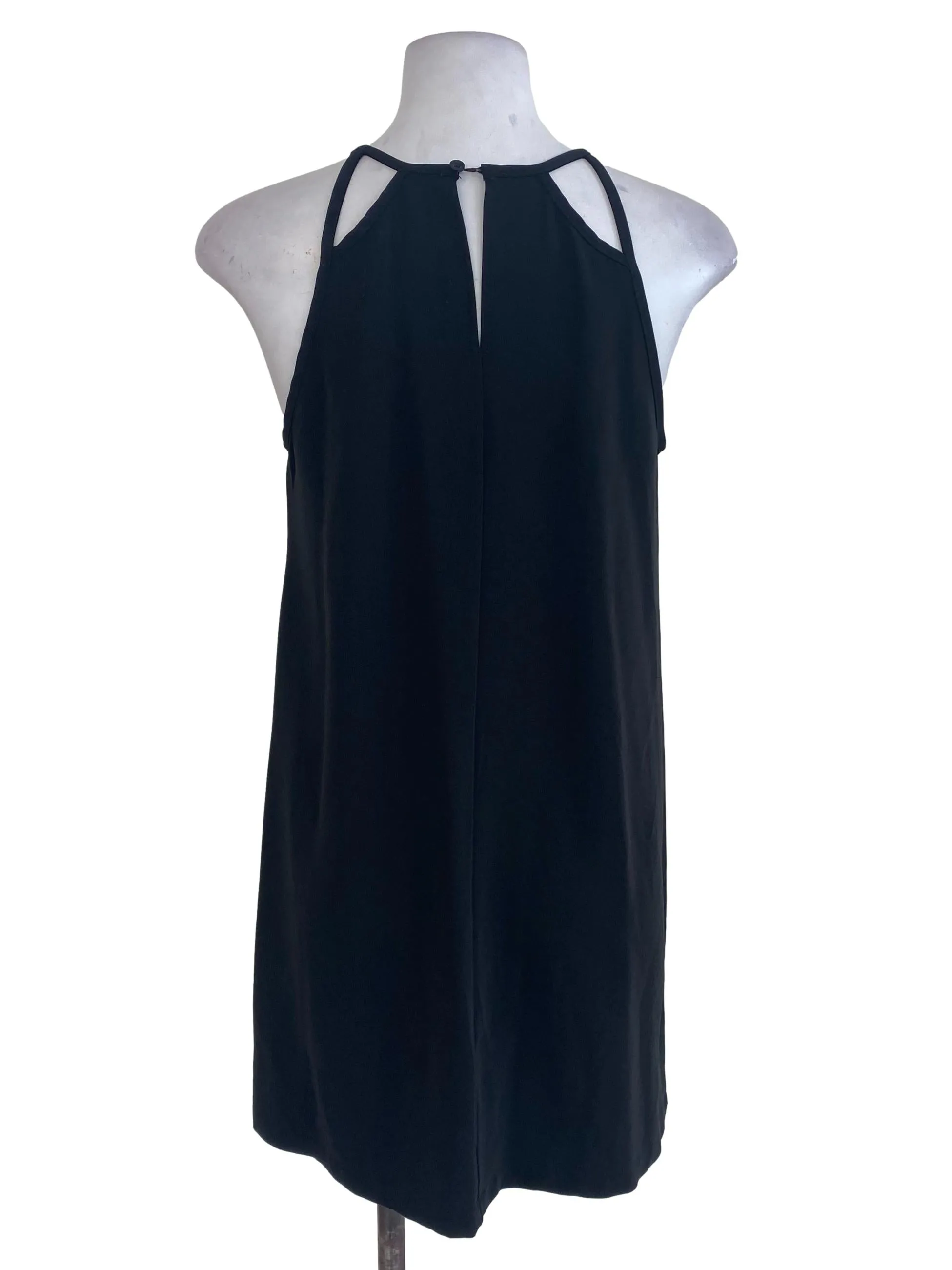 Black Plain Shift Dress
