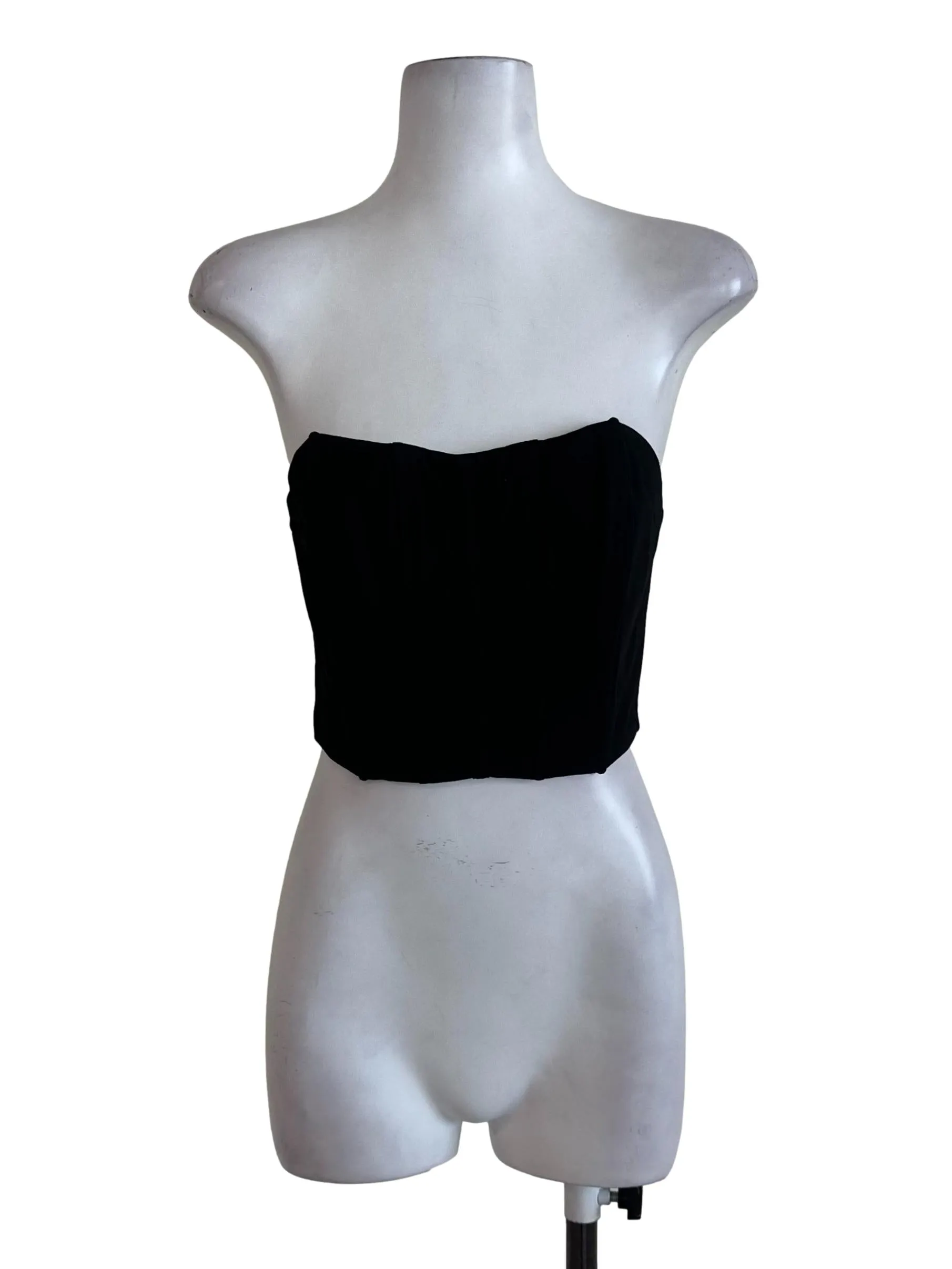 Black Plain Tube Top