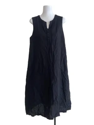 Black Shift Front Pocket Dress