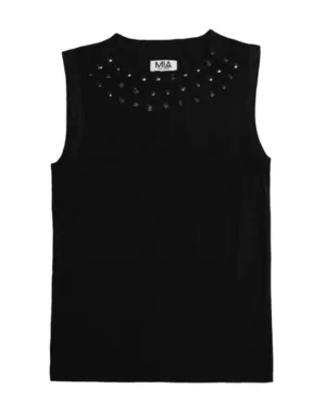 Black Studded Tank..