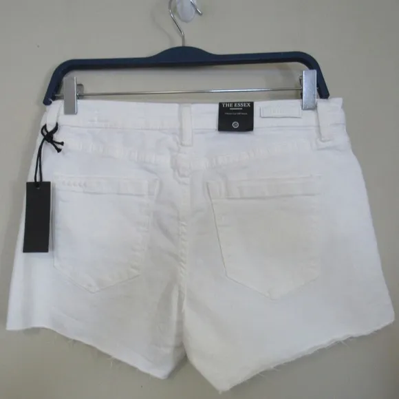 Blank NYC The Essex Cutoff Denim Shorts White 28
