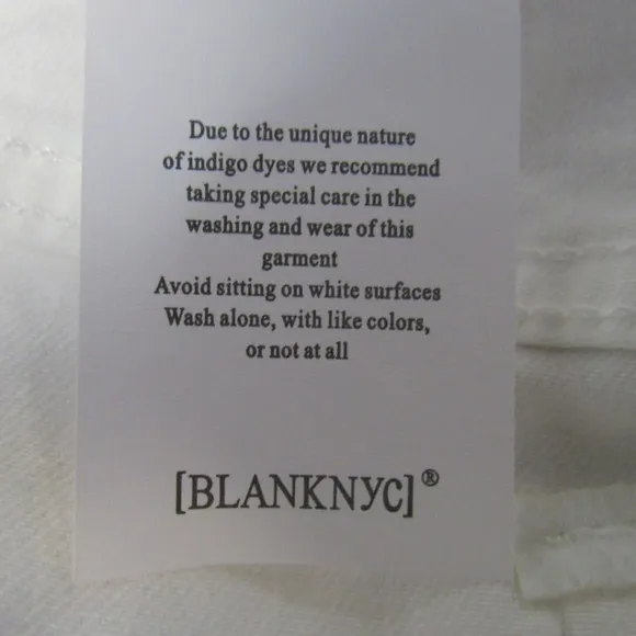 Blank NYC The Essex Cutoff Denim Shorts White 28