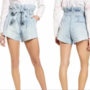 BlankNYC Paperbag High Waist Denim Shorts Sz 28