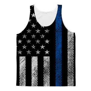 Blue Lives Matter Blue Lives Matter Flag Adult Tank Top