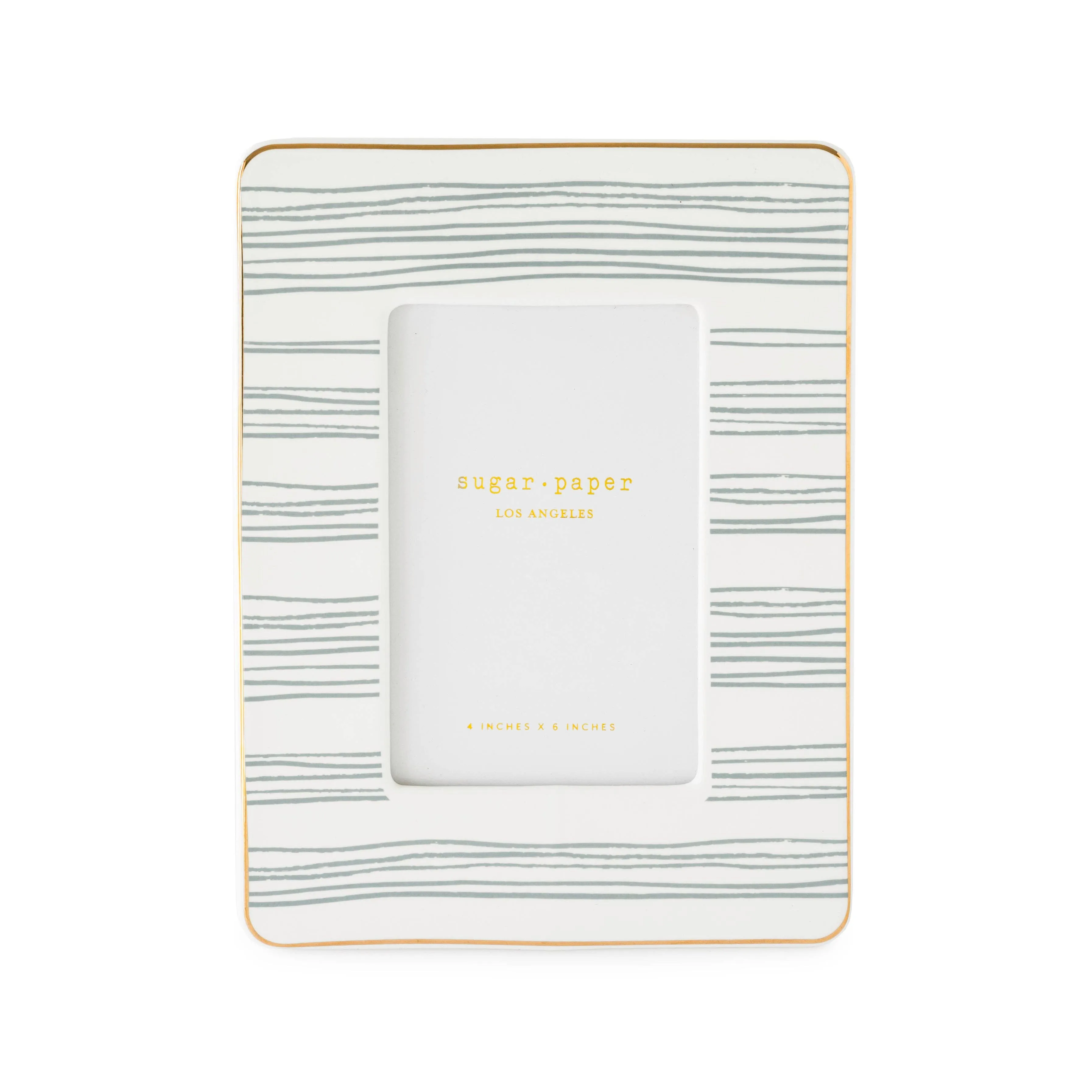 Blue Stripe Picture Frame