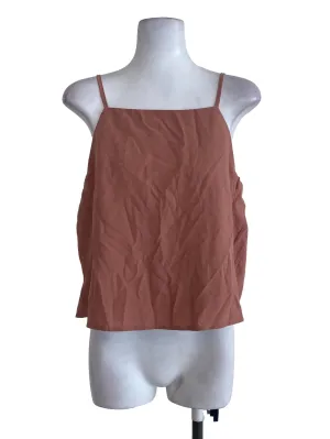 Blush Plain Sleeveless Top