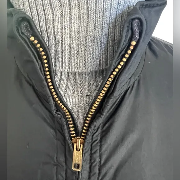 Bogner ski jacket vintage 1980s lightweight front zip with hidden hood and belt