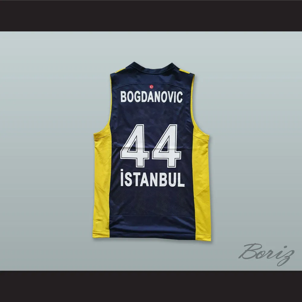 Bojan Bogdanovic 44 Fenerbahce Beko Istanbul Turkey Striped Basketball Jersey