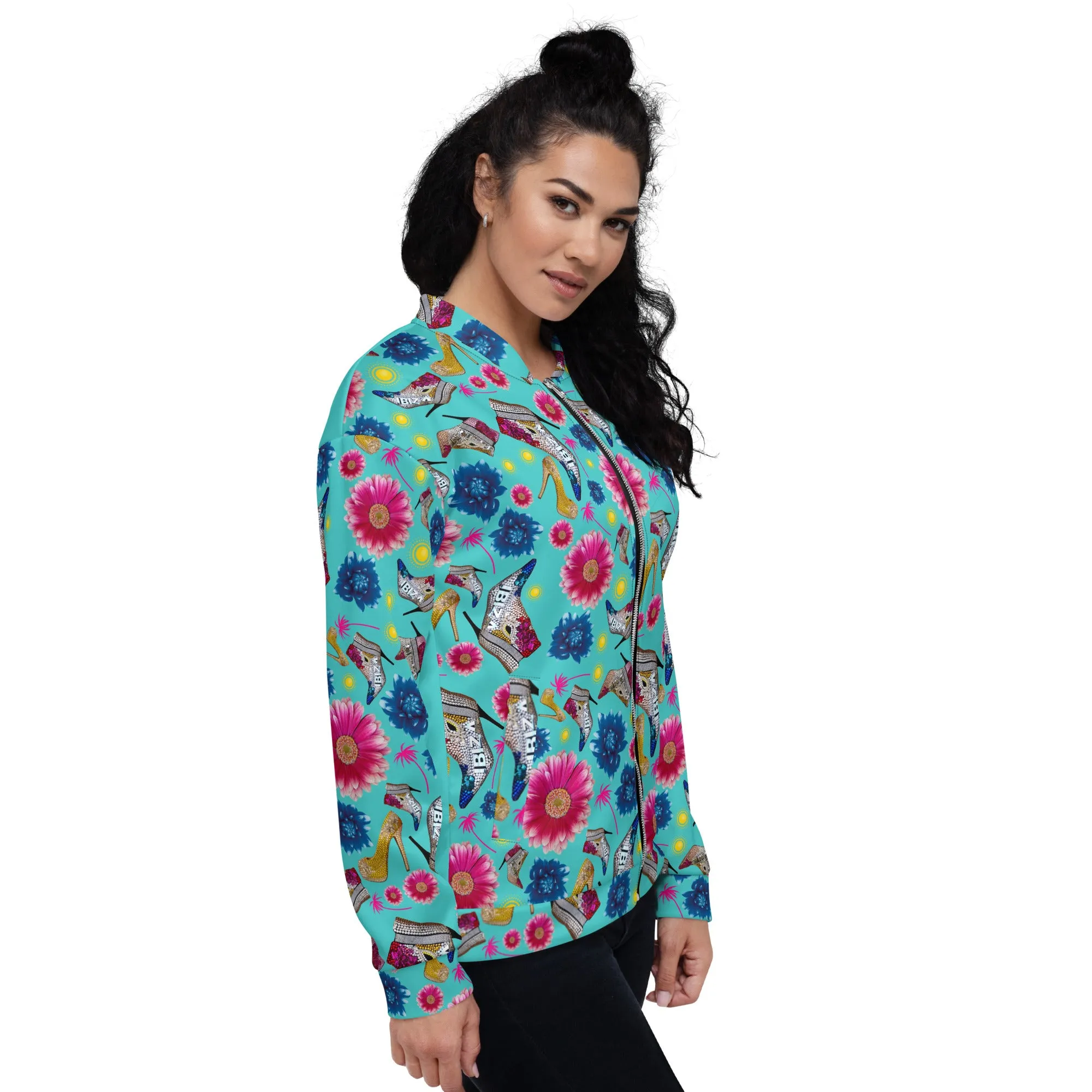 Bomber Jacket 'Flower Power'