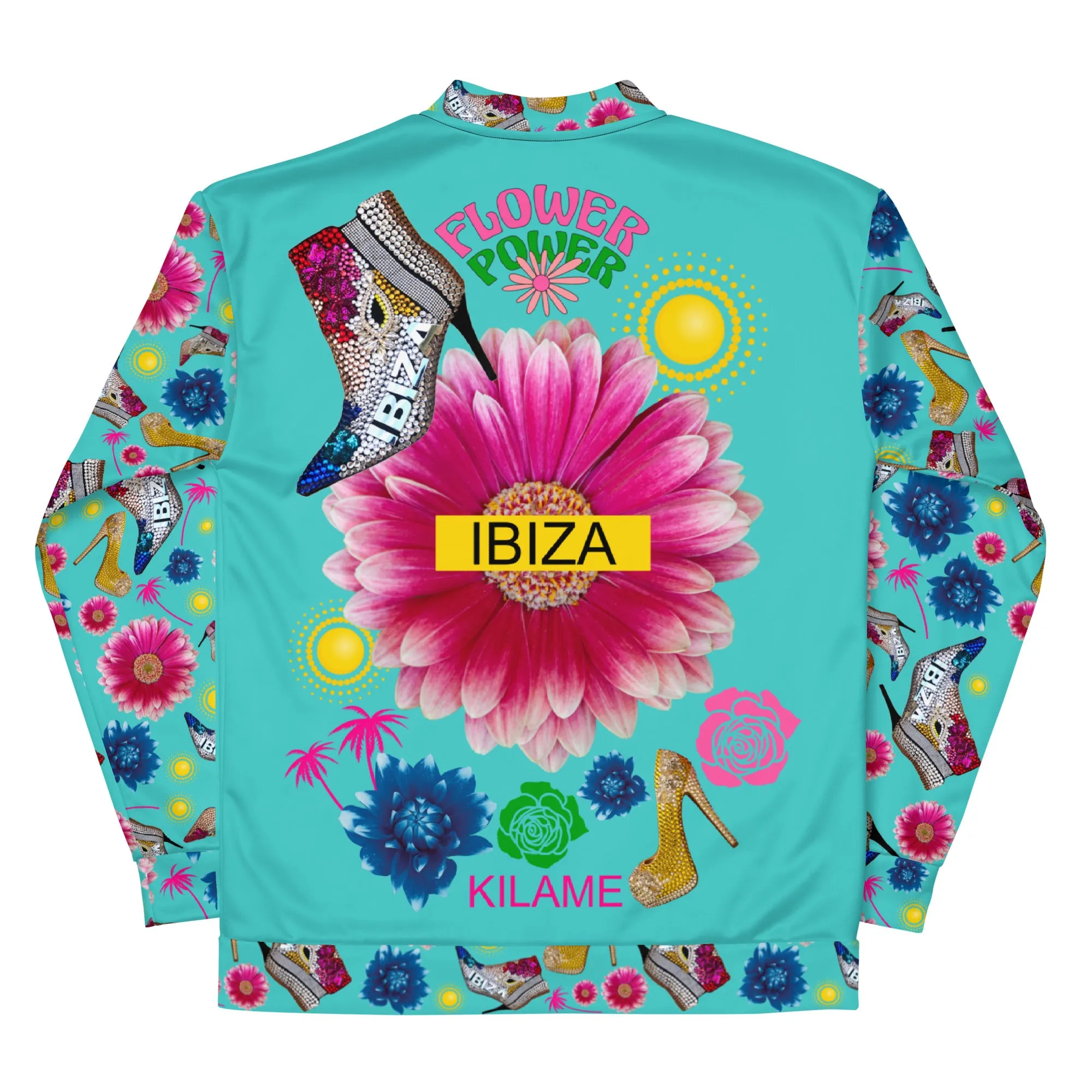 Bomber Jacket 'Flower Power'
