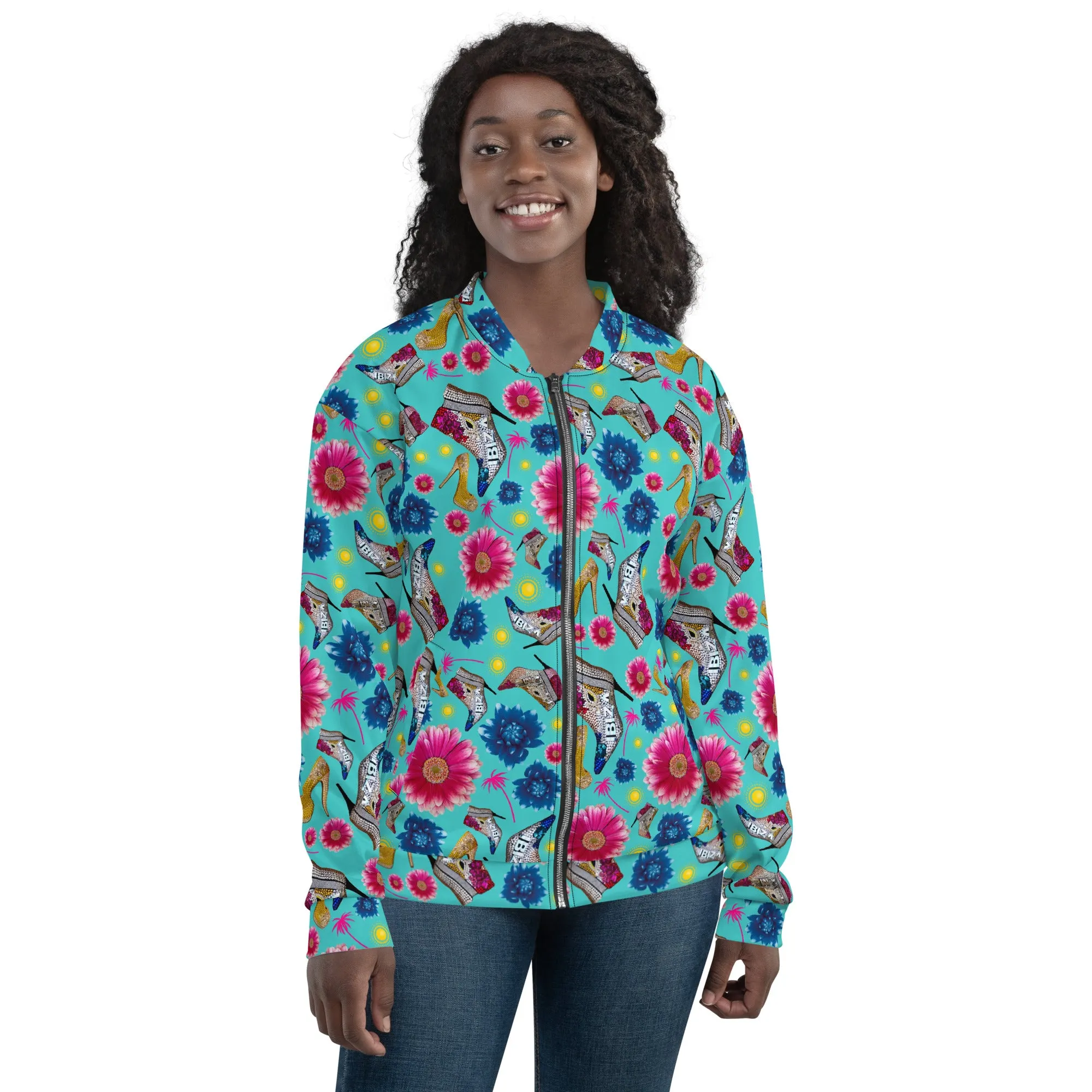Bomber Jacket 'Flower Power'