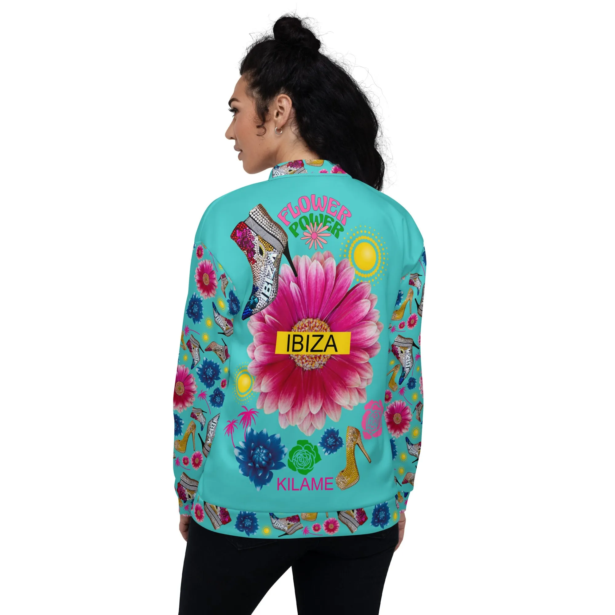 Bomber Jacket 'Flower Power'