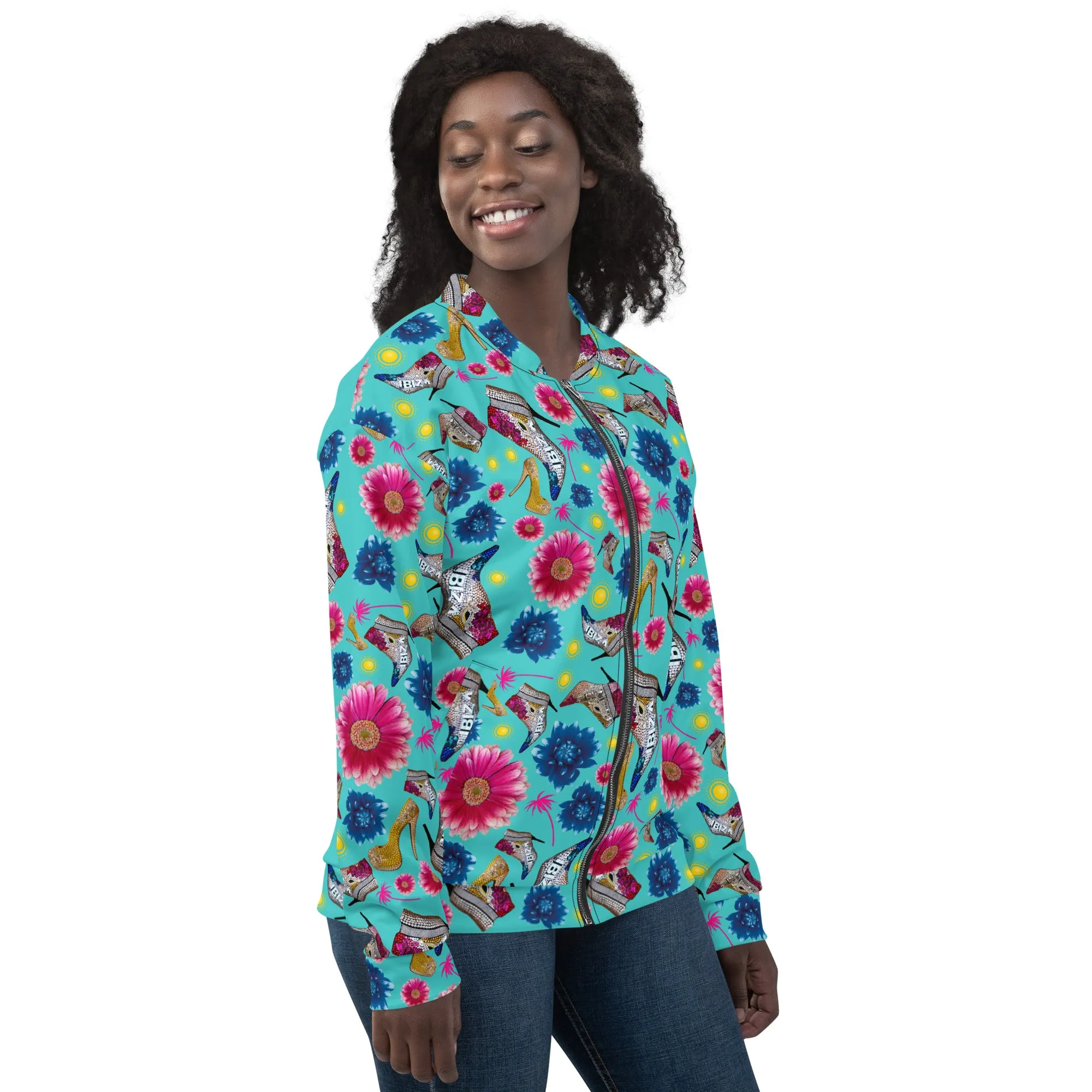 Bomber Jacket 'Flower Power'