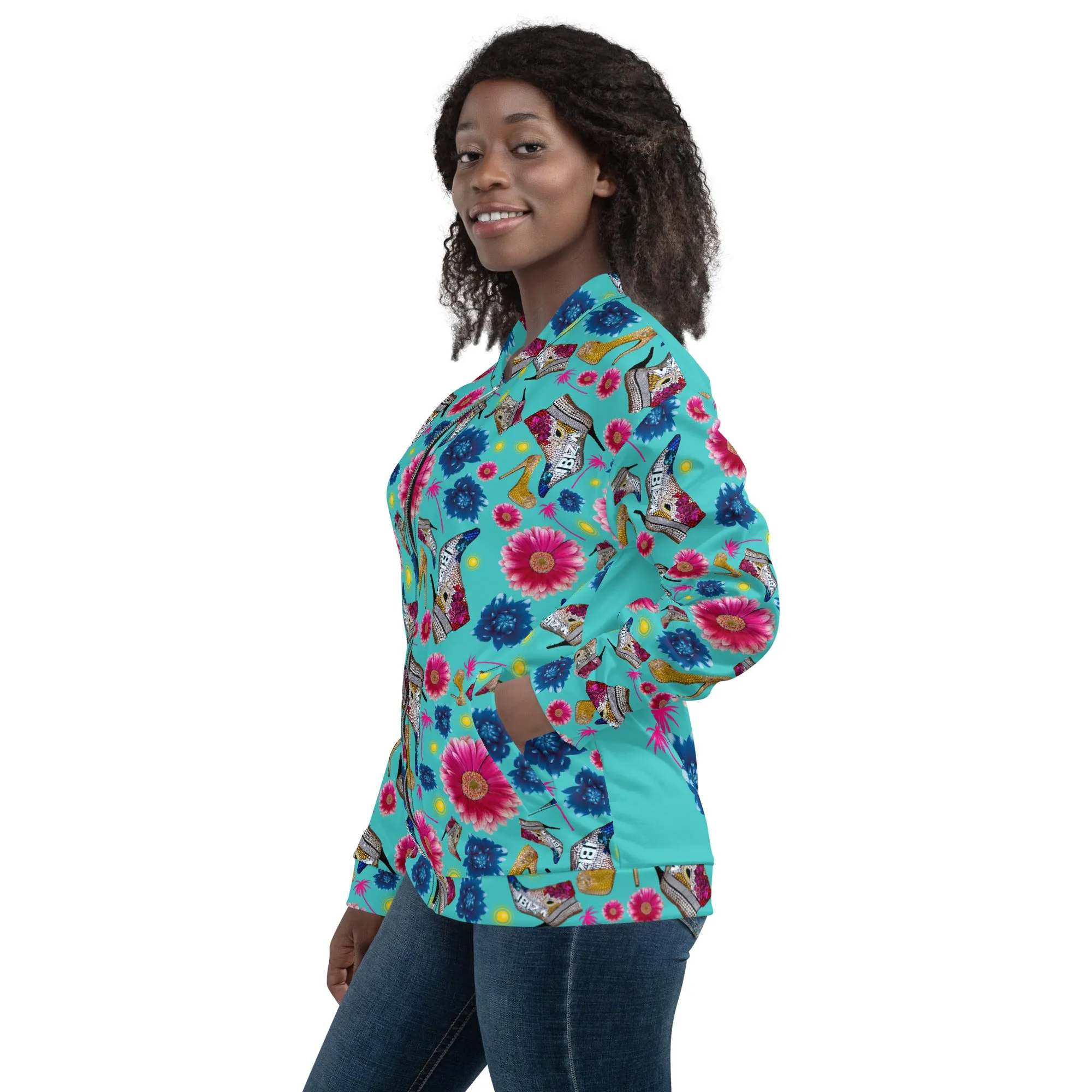 Bomber Jacket 'Flower Power'