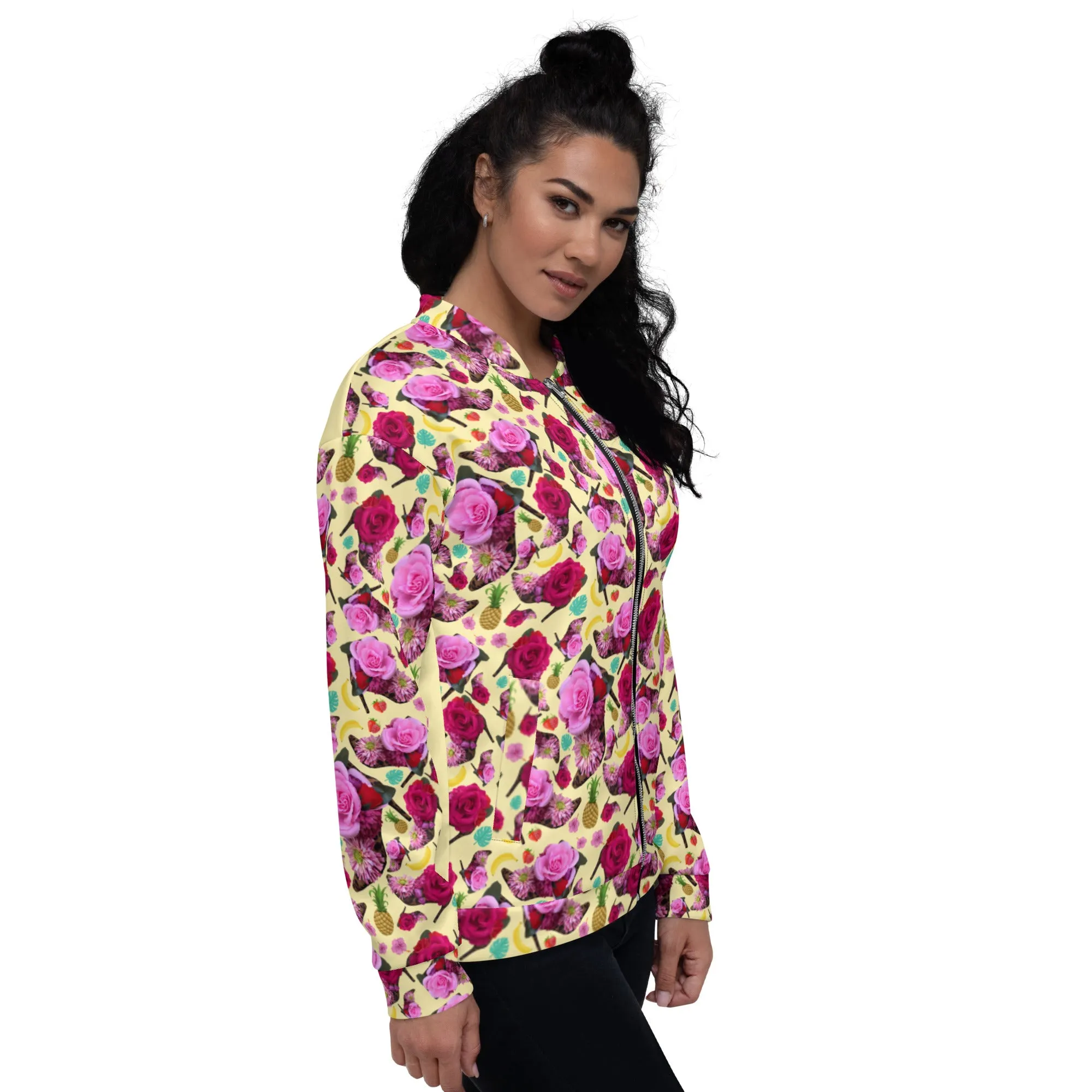 Bomber Jacket 'Jungle flower'