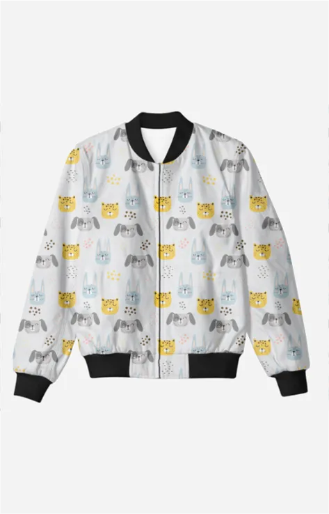 Bomber Jacket (Men) - Animal Friends