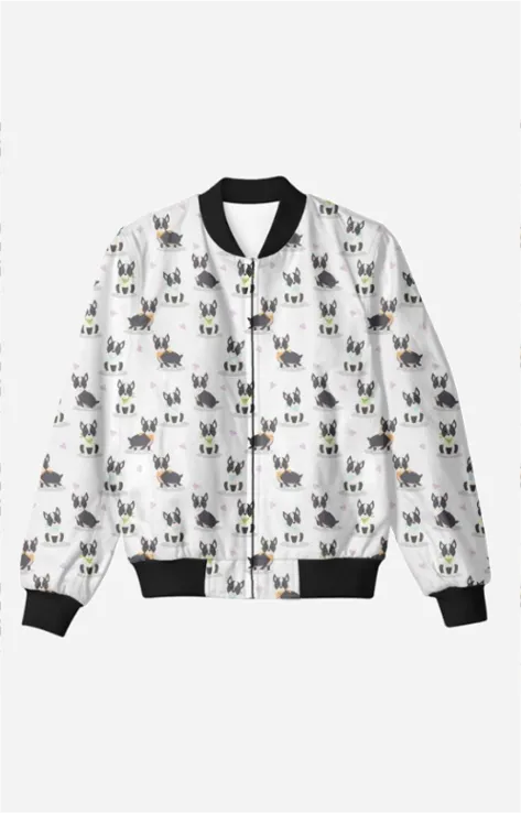 Bomber Jacket (Men) - French Bulldog Buddies