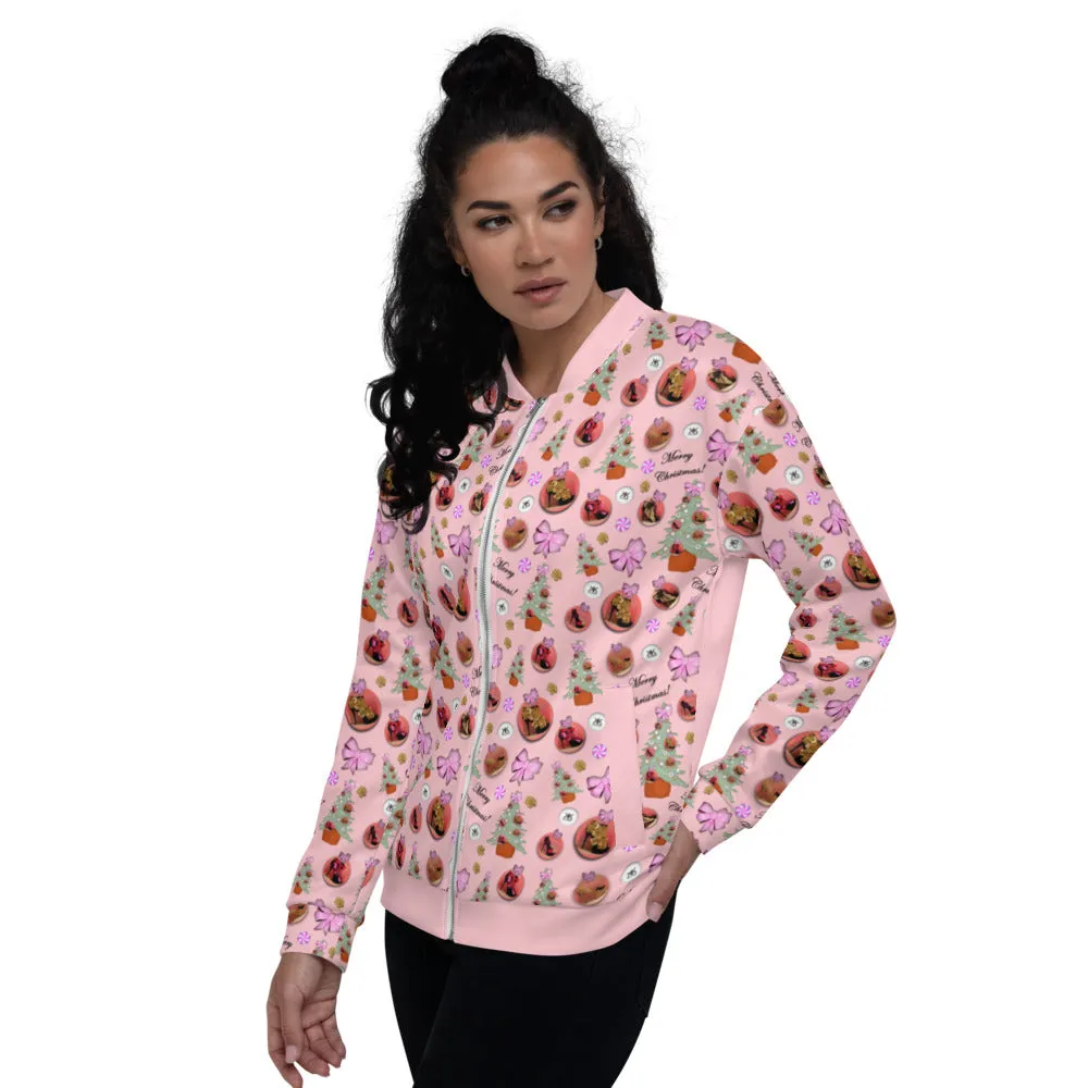 Bomber Jacket 'Pink Christmas'