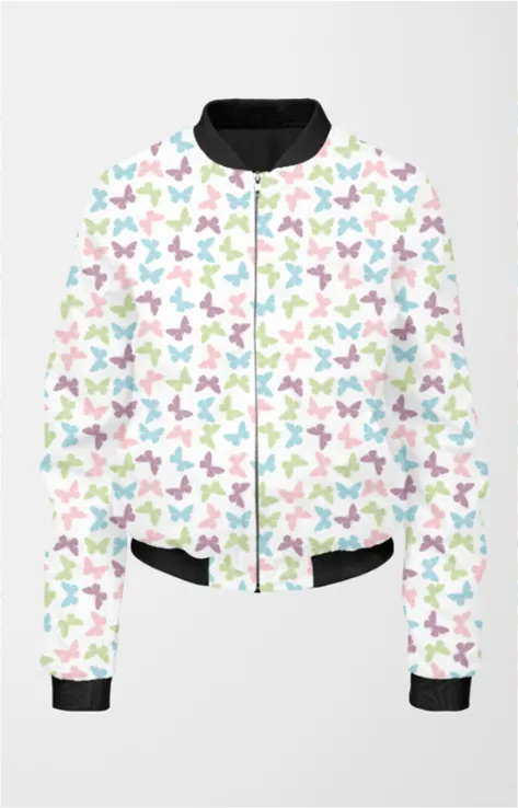 Bomber Jacket (Women) - All About Butterflies