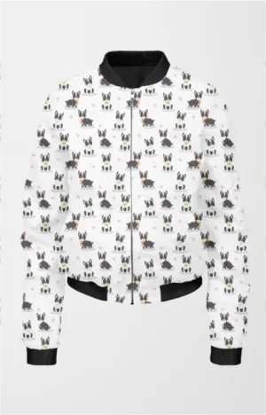 Bomber Jacket (Women) - French Bulldog Buddies