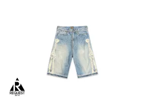 Bone 5 Pocket Denim Shorts "Blue"