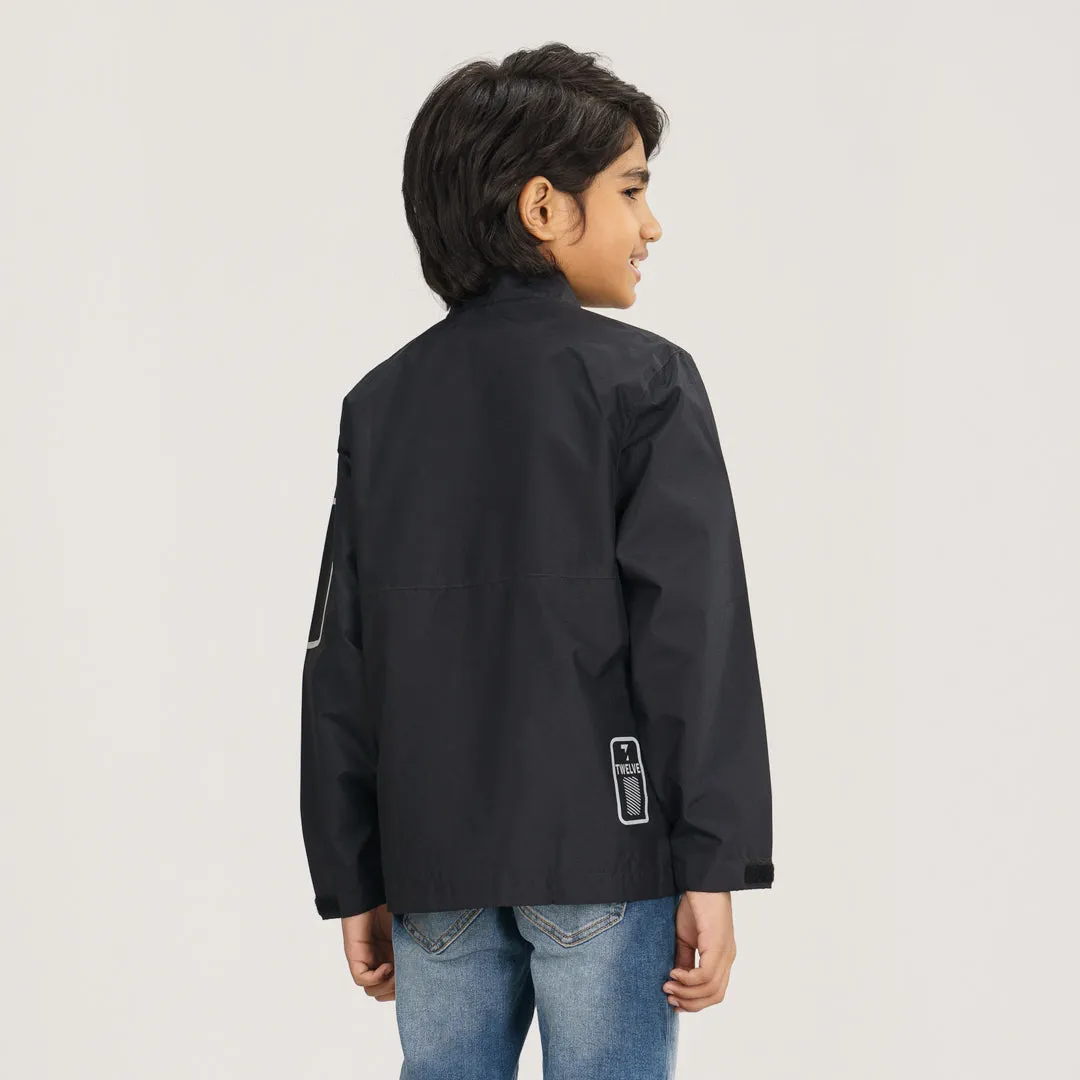 Boys Black Bomber Jacket