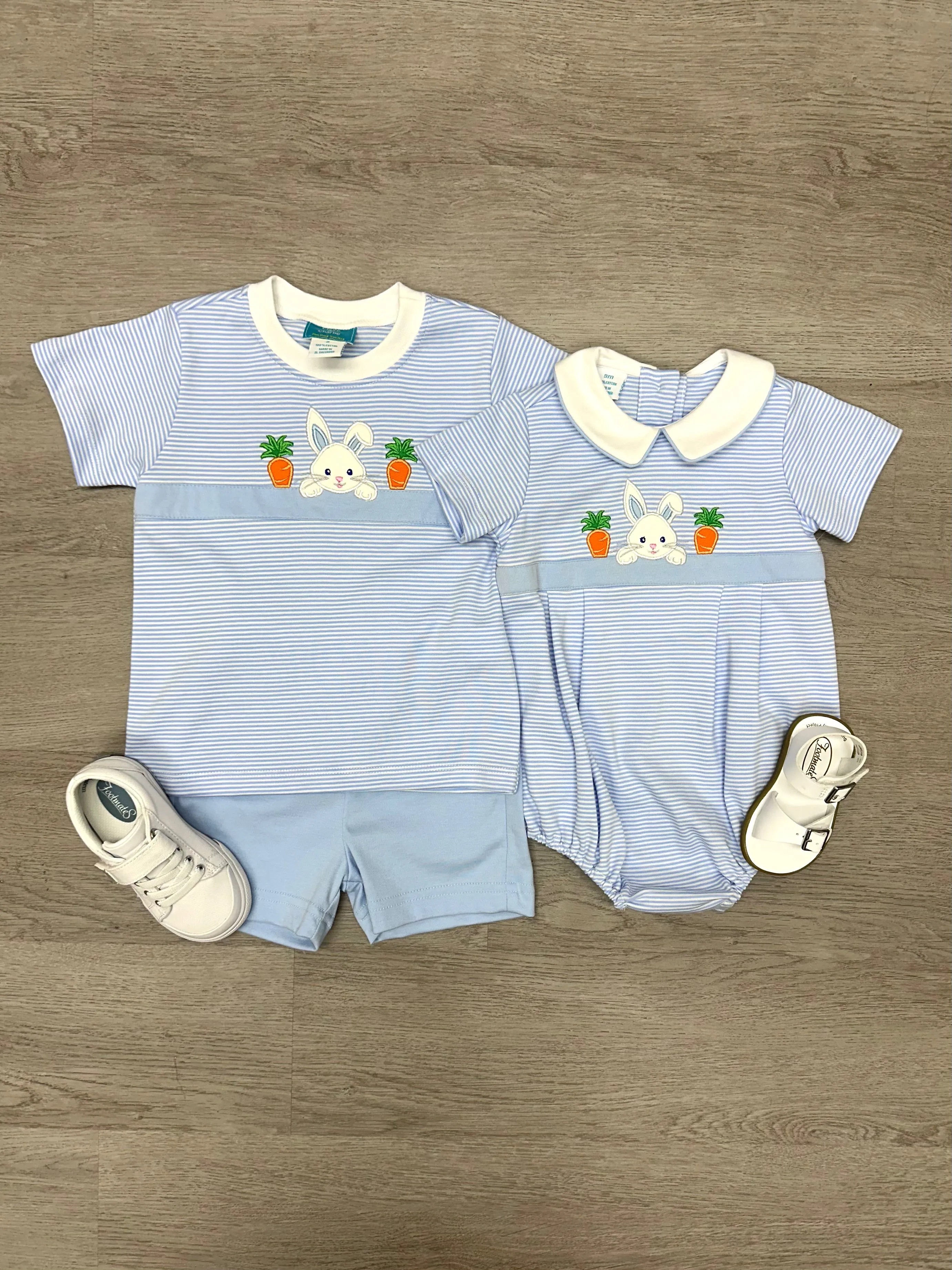 Boys Bunny Face Short Set