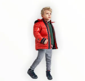 Boys Colour Strip Coat