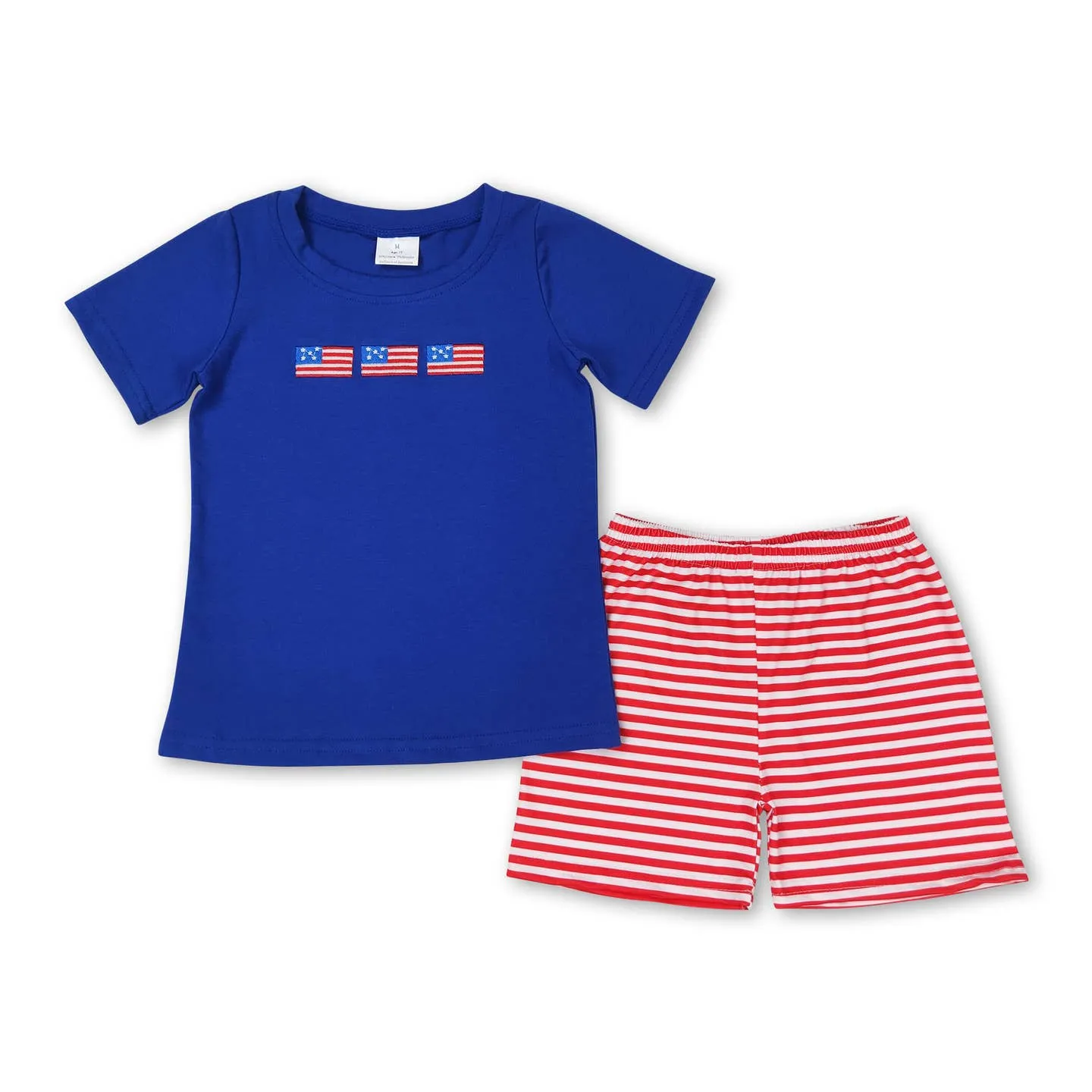 Boys Striped Flag Set