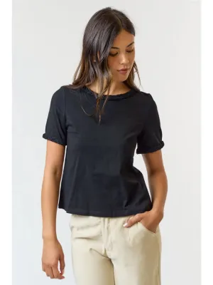 Braid Detail Top {Black}