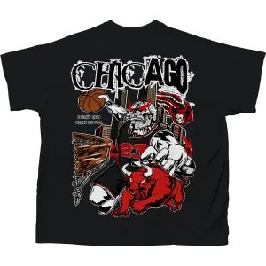 BRAND X CHICAGO DON'T NEED WINGS T-SHIRT (BLACK)