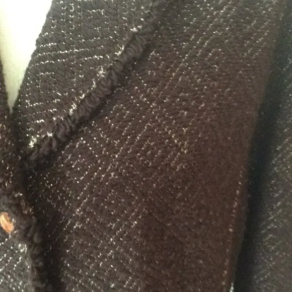 Bruno Manetti  Dark Brown W/Gold Blazer Sz-14