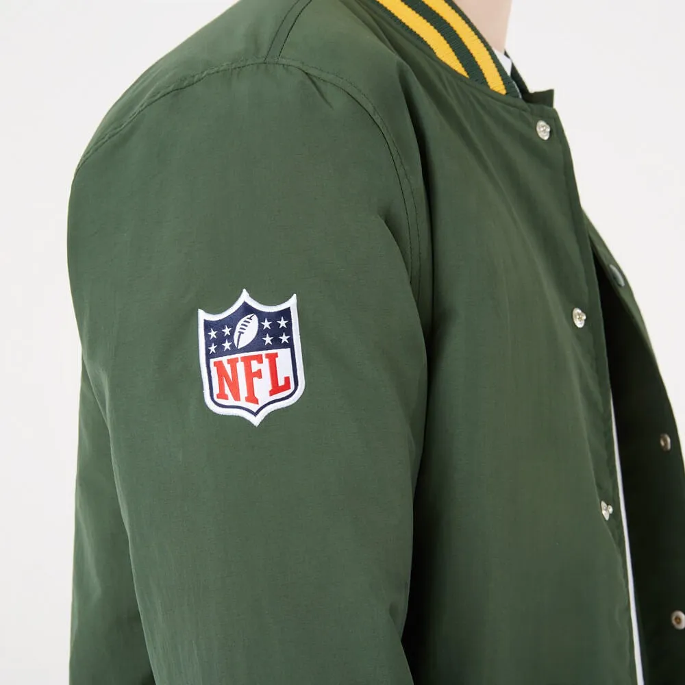 Bunda bomber NEW ERA NFL Team wordmark jacket Green Bay Packers zelená